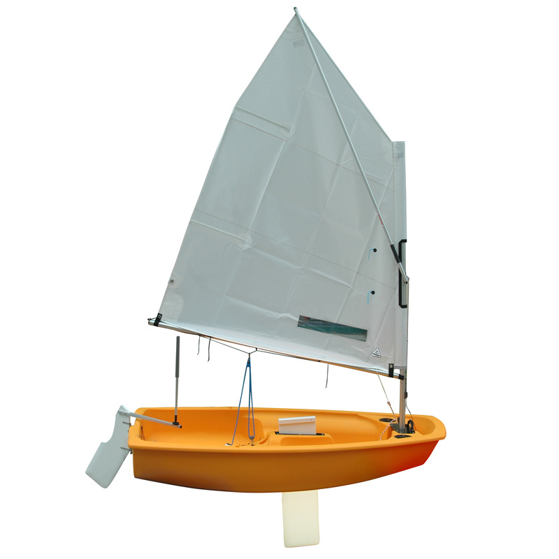 Racing Hard-Hulled Sailboat